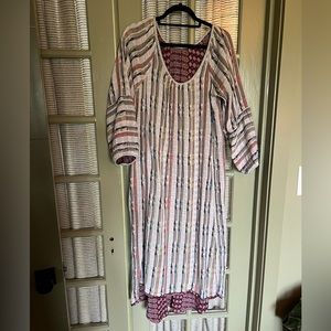 Reversible Ace & Jig Dress in Spree and Sable textiles